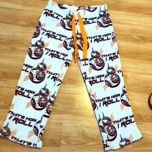 XL (16-18) Star Wars BB-8 droid pajama pants